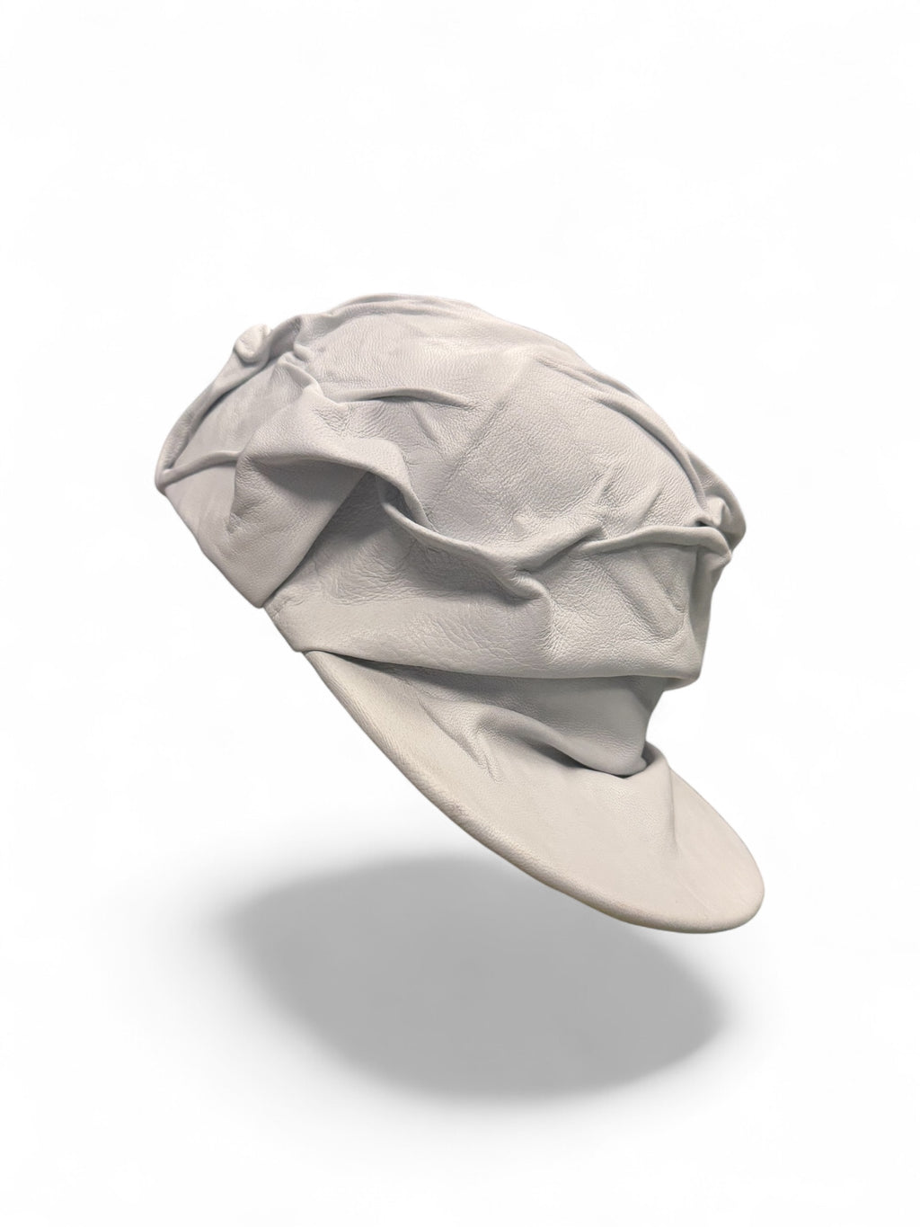 Creased Leather Snap Back