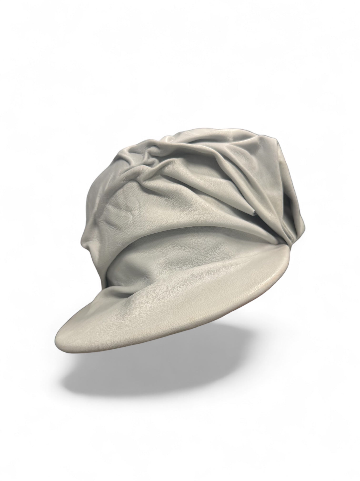Creased Leather Snap Back
